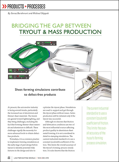 Bridging the Gap Between Tryout & Mass Production (PDF 2 MB)