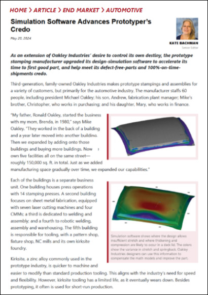 Simulation Software Advances Prototyper's Credo ()