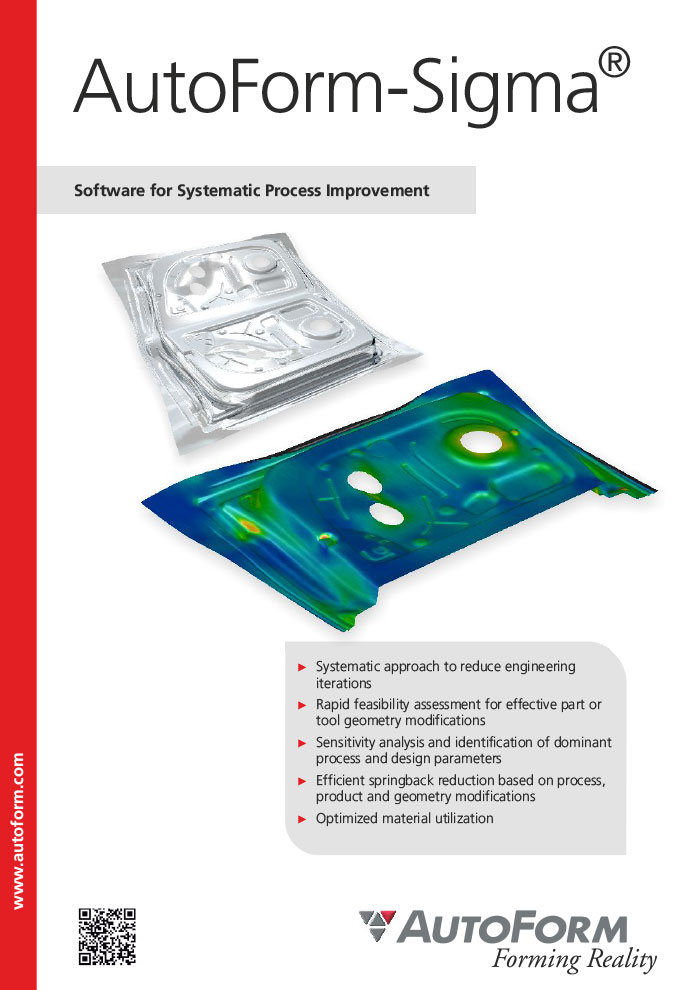 AutoForm-Sigma – Software for Systematic Process Improvement – Brochure